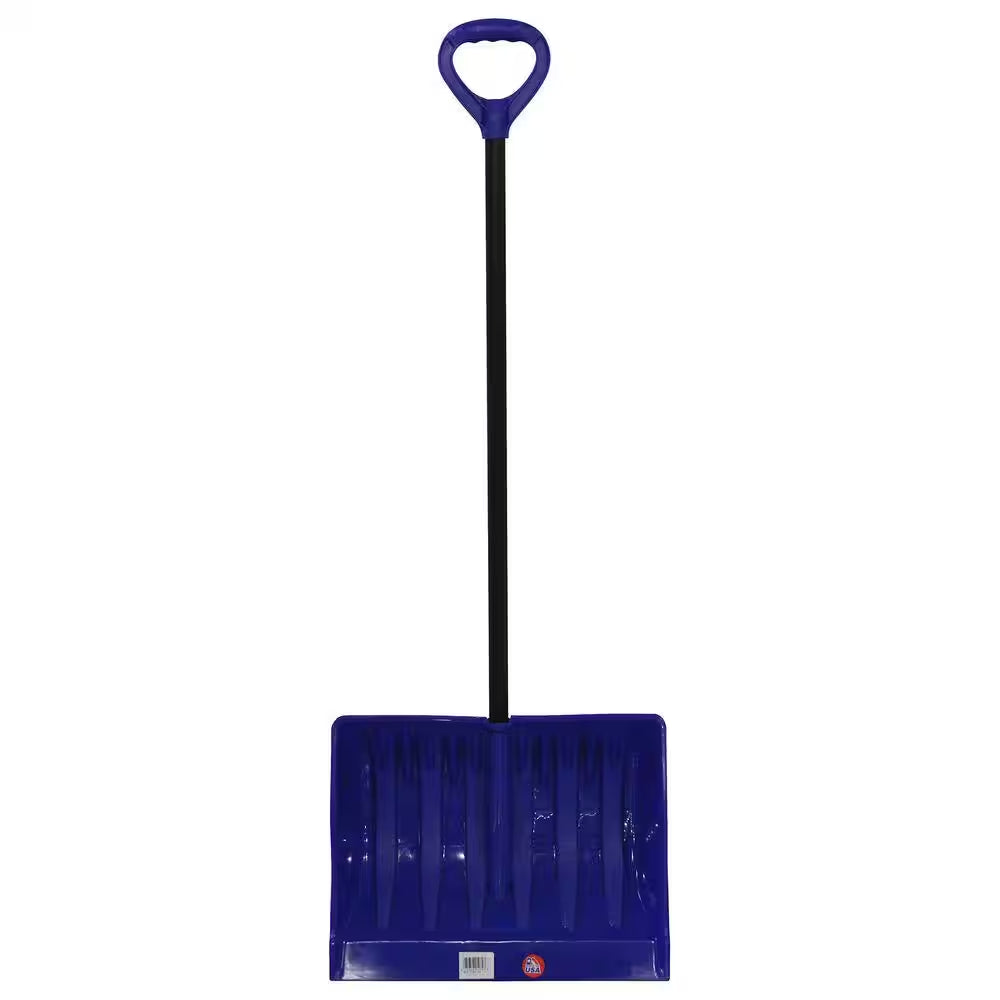 Bigfoot Series 19 In. Mega Combination Poly Snow Shovel with Metal Handle