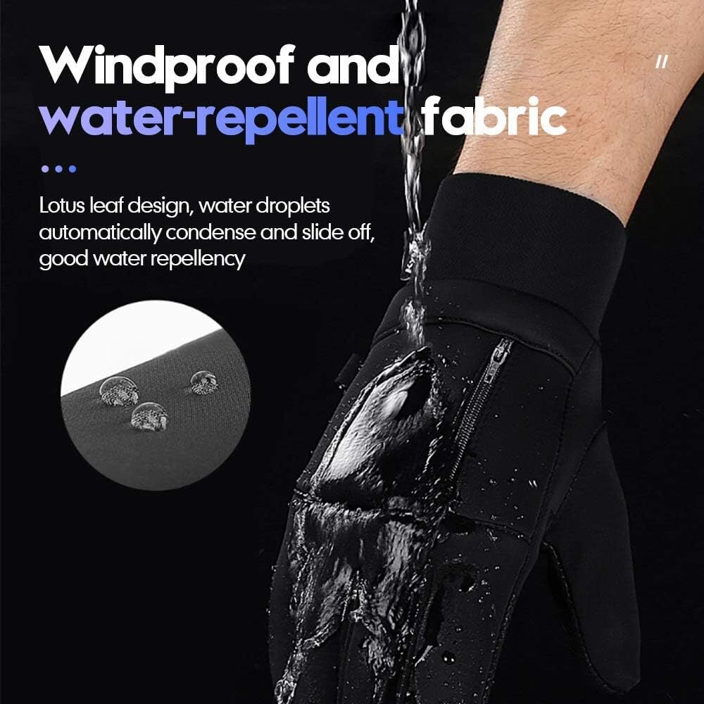 -10℉ Winter Gloves for Cold Weather Windproof Waterproof Touch Screen Ski Gloves