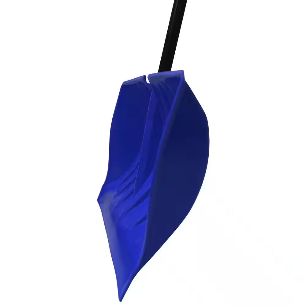 Bigfoot Series 19 In. Mega Combination Poly Snow Shovel with Metal Handle