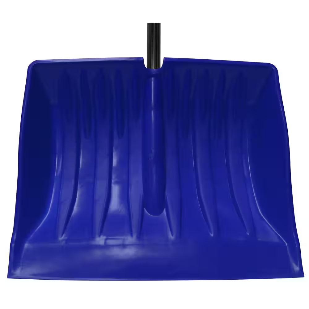 Bigfoot Series 19 In. Mega Combination Poly Snow Shovel with Metal Handle
