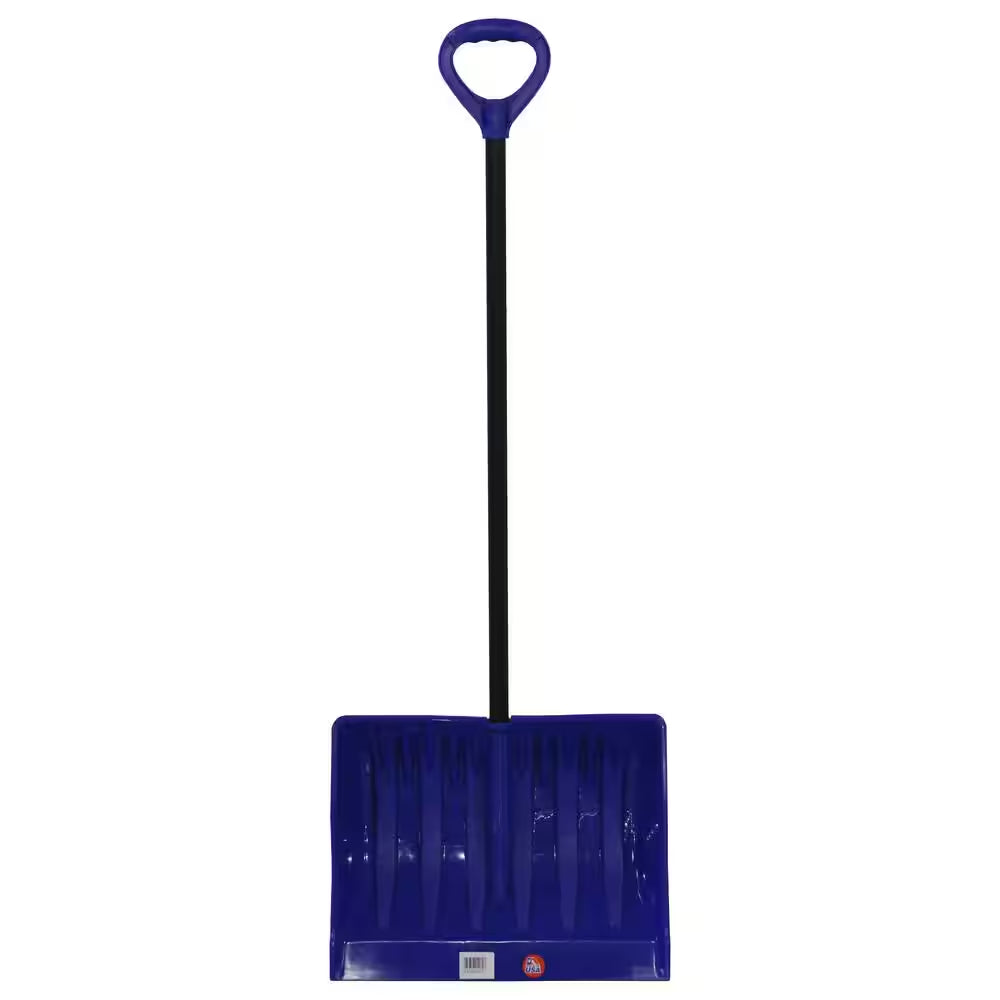 Bigfoot Series 19 In. Mega Combination Poly Snow Shovel with Metal Handle